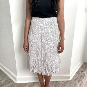 Dotted MIDI Skirt